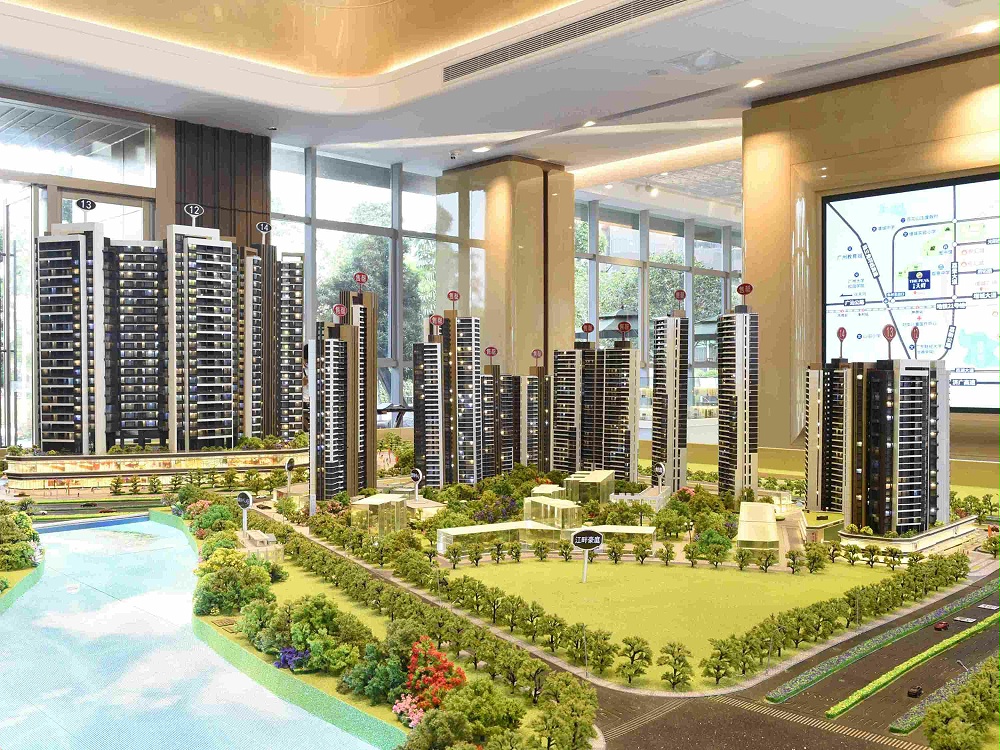 增城麗江國際建筑沙盤模型案例